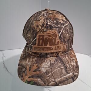 Backwoods Life Richardson 112P Trucker Snapback Hat Hunting Outdoors Camouflage